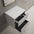 Scanalato Double Drawer Countertop Vanity Unit - Pure White 600mm
