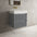 Scanalato Double Drawer Vanity Unit  With Beyondstone BLOC Basin - Dove Grey 600mm