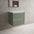 Scanalato Double Drawer Countertop Vanity Unit - Pistachio 600mm