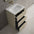 Scanalato Three Drawer Floor Standing Vanity Unit With Beyondstone Basin - Cashmere 600mm
