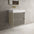 Scanalato Double Drawer Vanity Unit  With Beyondstone BLOC Basin - Soft Taupe 600mm