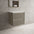Scanalato Double Drawer Countertop Vanity Unit - Soft Taupe 600mm