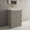 Scanalato Three Drawer Floor Standing Vanity Unit With Beyondstone Basin - Soft Taupe 600mm