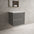 Scanalato Double Drawer Countertop Vanity Unit - Rich Taupe 600mm