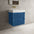 Scanalato Double Drawer Vanity Unit  With Beyondstone BLOC Basin - Ocean Blue 600mm