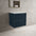Scanalato Double Drawer Countertop Vanity Unit - Midnight Blue 600mm