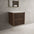 Scanalato Double Drawer Countertop Vanity Unit - Walnut 600mm