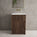 Scanalato Three Drawer Floor Standing Vanity Unit With Beyondstone Basin - Walnut 600mm