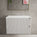 Scanalato Double Drawer Countertop Vanity Unit - Soft Grey 800mm