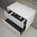 Scanalato Double Drawer Countertop Vanity Unit - Soft Grey 800mm