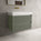 Scanalato Double Drawer Vanity Unit  With Beyondstone BLOC Basin - Pistachio 800mm