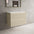 Scanalato Double Drawer Countertop Vanity Unit - Cashmere 800mm