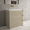 Scanalato Three Drawer Floor Standing Vanity Unit With Beyondstone Basin - Cashmere 800mm