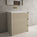 Scanalato Three Drawer Floor Standing Vanity Unit With Beyondstone Basin - Cashmere 800mm