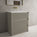 Scanalato Three Drawer Floor Standing Vanity Unit With Beyondstone Basin - Soft Taupe 800mm