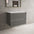 Scanalato Double Drawer Countertop Vanity Unit - Rich Taupe 800mm