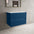 Scanalato Double Drawer Countertop Vanity Unit - Ocean Blue 800mm
