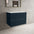Scanalato Double Drawer Countertop Vanity Unit - Midnight Blue 800mm
