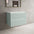Scanalato Double Drawer Countertop Vanity Unit - Peppermint 800mm
