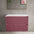 Scanalato Double Drawer Countertop Vanity Unit - Mineral Red 800mm