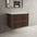 Scanalato Double Drawer Countertop Vanity Unit - Walnut 800mm