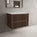 Scanalato Double Drawer Countertop Vanity Unit - Walnut 800mm
