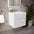 Tasca Two Drawer Vanity Unit With Beyondstone Basin - Gloss White 600mm