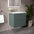 Tasca Two Drawer Vanity Unit With Beyondstone Basin - Matt Dark Green 600mm