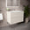 Tasca Two Drawer Vanity Unit  With Beyondstone Basin - Matt Cashmere 800mm