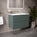 Tasca Two Drawer Vanity Unit  With Beyondstone Basin - Matt Dark Green 800mm