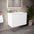 Tasca Two Drawer Vanity Unit  With Beyondstone Basin - Matt White 800mm