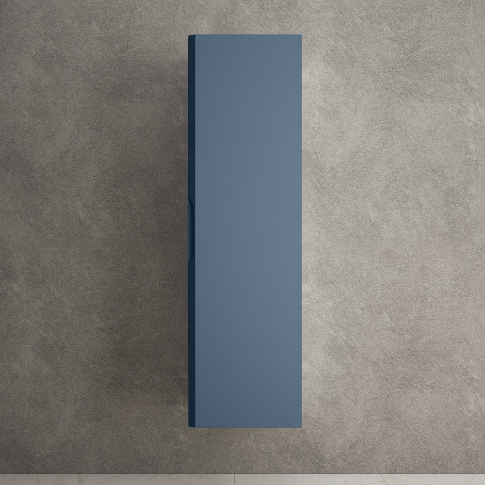 Tasca Tall Wall Cabinet - Matt Navy 350mm x 1200mm