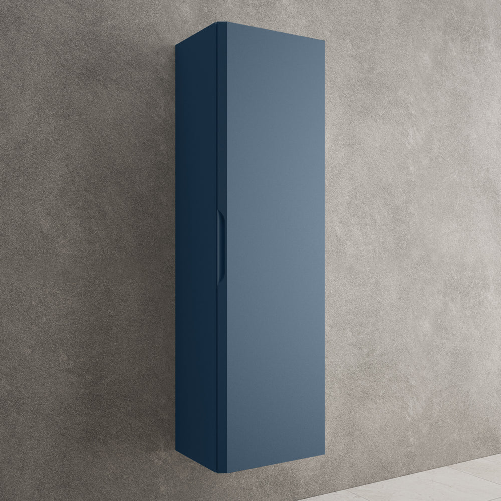 Tasca Tall Wall Cabinet - Matt Navy 350mm x 1200mm