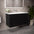 Tasca Two Drawer Vanity Unit  With Beyondstone Basin - Matt Black 1000mm