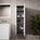 Tasca Tall Wall Cabinet - Matt White 350mm x 1200mm