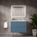 Tasca Two Drawer Vanity Unit  With Beyondstone Basin - Matt Navy 800mm