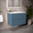 Tasca Two Drawer Vanity Unit  With Beyondstone Basin - Matt Navy 800mm