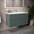 Tasca Two Drawer Vanity Unit  With Beyondstone Basin - Matt Dark Green 1000mm