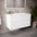Tasca Two Drawer Vanity Unit  With Beyondstone Basin - Matt White 1000mm