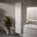 Bevel Tall Wall Unit LH Hinge 350mm x 1650mm - Matt Grey