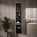 Bevel Tall Wall Unit LH Hinge 350mm x 1650mm - Matt Pebble