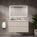 GSI Pura Ribbed Double Drawer Vanity Unit With Ceramic Basin - Cashmere 1000mm