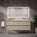 GSI Pura Bevel Four Drawer Vanity Unit With Ceramic Double Basin - Matt Pebble 1400mm