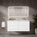 GSI Pura Ribbed Four Drawer Vanity Unit With Ceramic Double Basin - Matt White 1200mm