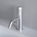 Luxe Progressive Deck Mounted Basin Mixer Tap - Brushed Steel