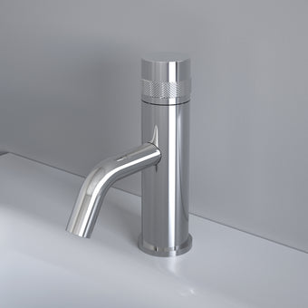 Luxe Progressive Deck Mounted Basin Mixer Tap - Chrome