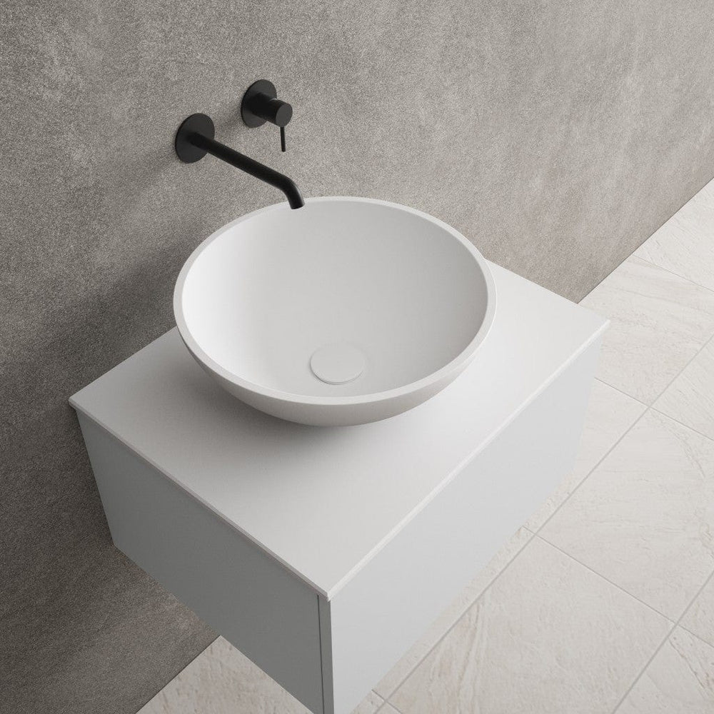 Lavello Solid Surface Countertop Round Basin 450mm