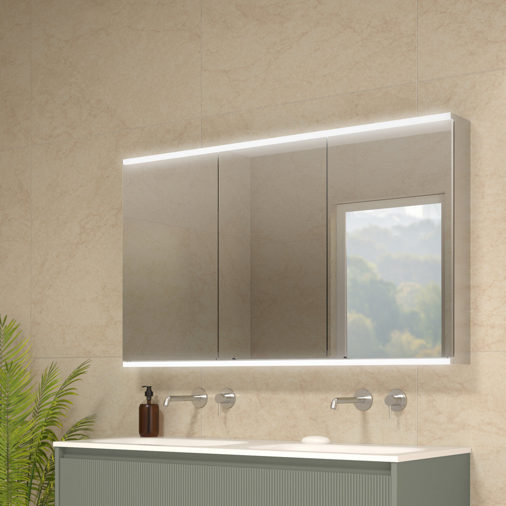 Dolcetto Steam Free Bathroom Mirror Cabinet 1200x700mm