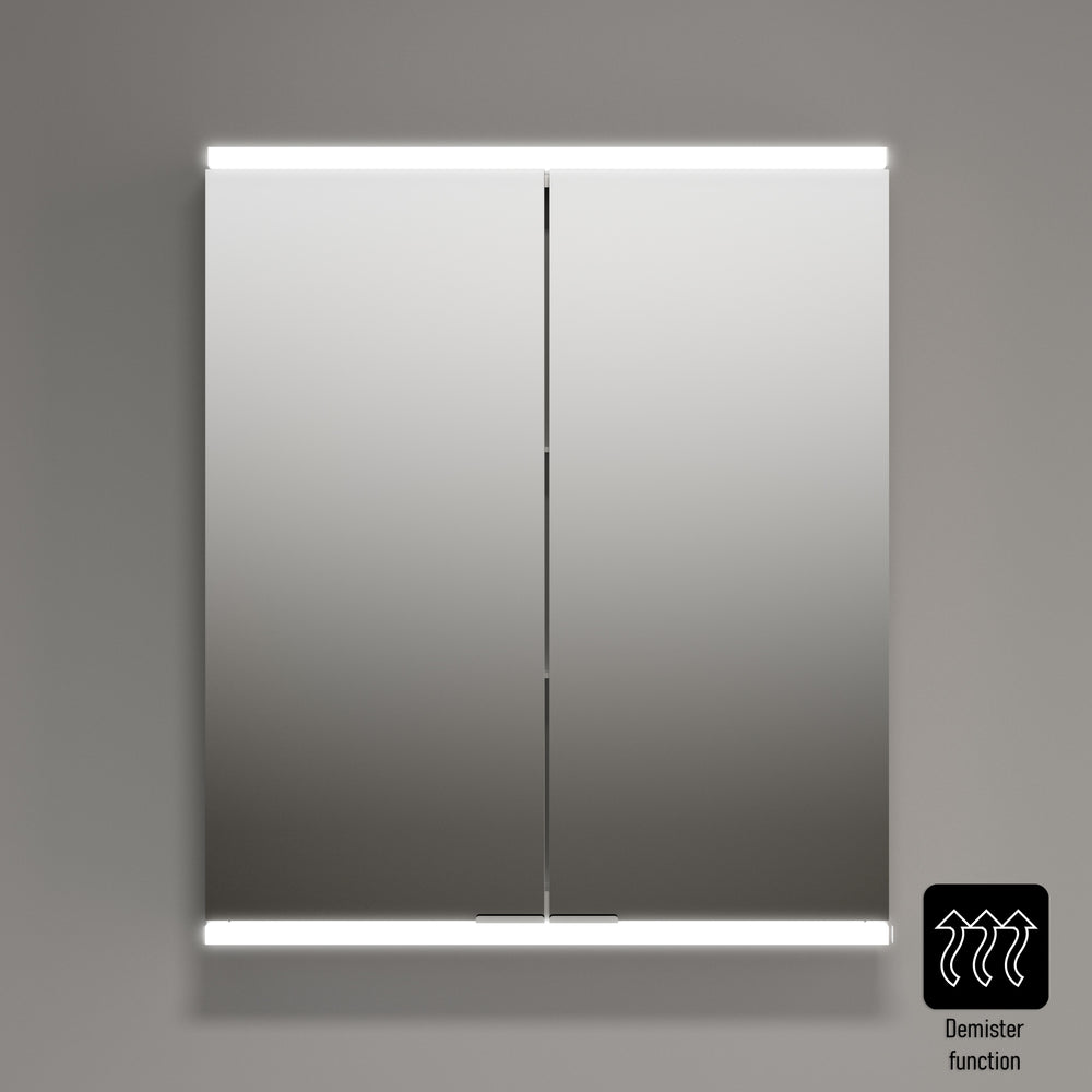 Dolcetto Steam Free Bathroom Mirror Cabinet 600x700mm