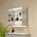 Dolcetto Steam Free Bathroom Mirror Cabinet 600x700mm